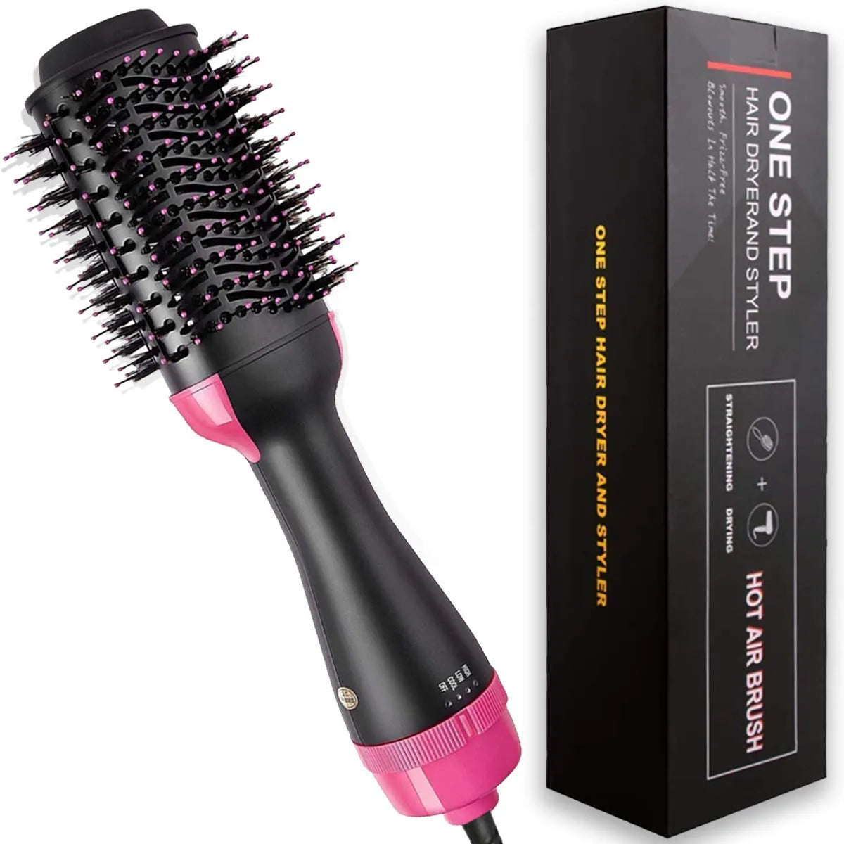 ✨ LuxeGlow™ 3-in-1 Hot Air Styling Brush Pro 💖 Dry • Straighten • Volumize – Salon-Quality Hair Styling at Home