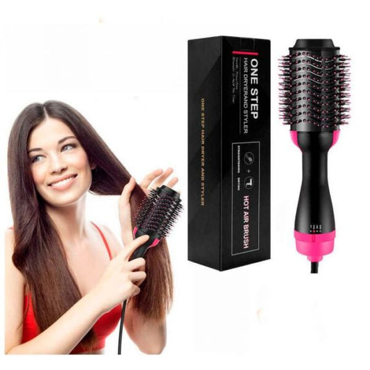 ✨ LuxeGlow™ 3-in-1 Hot Air Styling Brush Pro 💖 Dry • Straighten • Volumize – Salon-Quality Hair Styling at Home