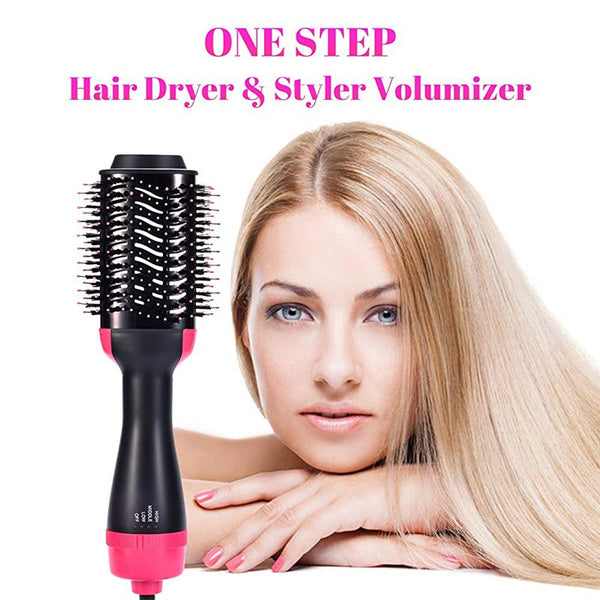 ✨ LuxeGlow™ 3-in-1 Hot Air Styling Brush Pro 💖 Dry • Straighten • Volumize – Salon-Quality Hair Styling at Home