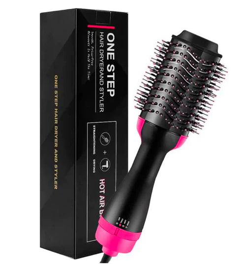 ✨ LuxeGlow™ 3-in-1 Hot Air Styling Brush Pro 💖 Dry • Straighten • Volumize – Salon-Quality Hair Styling at Home